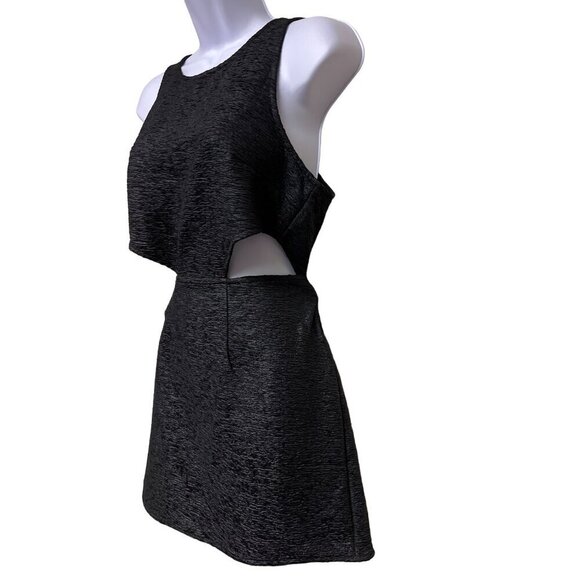 Mink Pink Christie Black Cut Out Mini Sleeveless Dress Party Women's Size Large - Picture 4 of 13